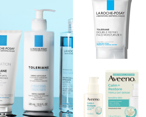 My top tier skincare for sensitive/dry skin to normal skin🧖🏻‍♀️ cover photo collage