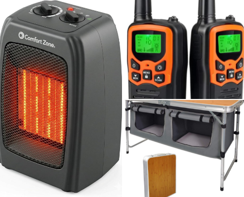 Camping must haves! cover photo collage