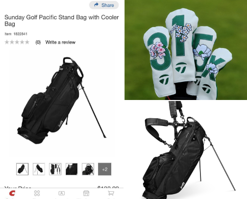 What’s in my golf bag? ⛳️ cover photo collage