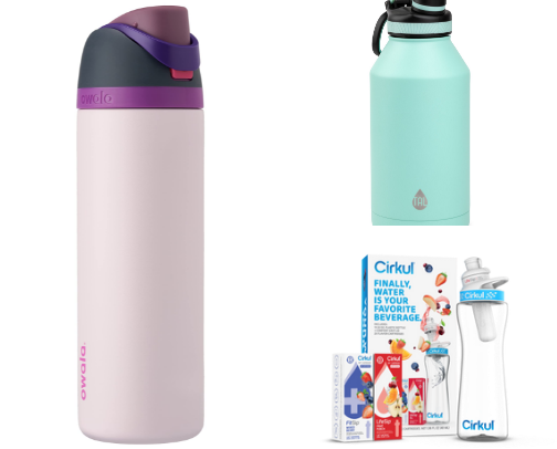Water bottles cover photo collage