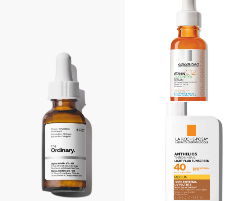 Skincare favs for oily sensitive skin cover photo collage
