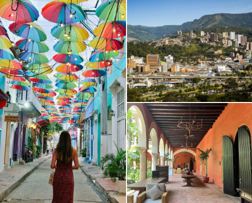 The best of Colombia ,places to stay & attractions cover photo collage