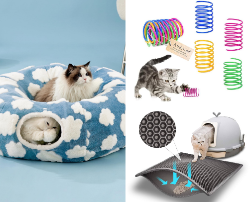 Purrfect reqs for your fur baby❤️🐈 cover photo collage