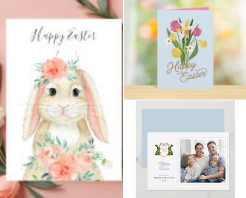 Easter Greeting Cards cover photo collage
