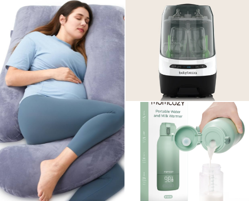 Pregnancy and Postpartum Must Haves cover photo collage