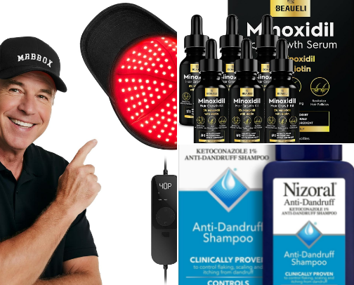Rapidly Grow your hair with these products recommended by dermatologist cover photo collage