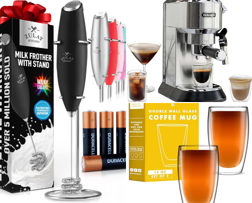 Aesthetic Kitchen Upgrades: Countertop Appliances & Coffee Bar Must-Haves cover photo collage