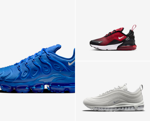 NIKE AIRMAX ALL EDITIONS BY RELEASED YEAR cover photo collage