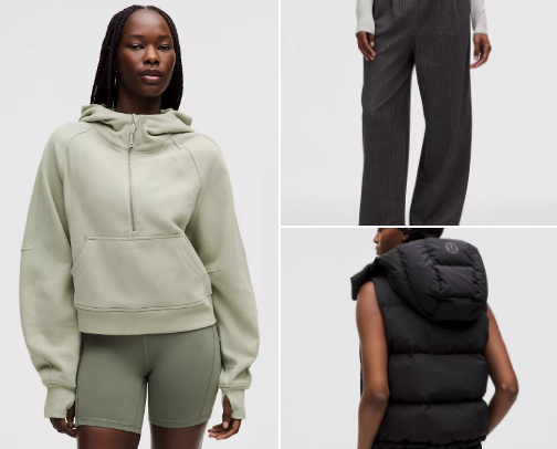 My Lululemon faves cover photo collage