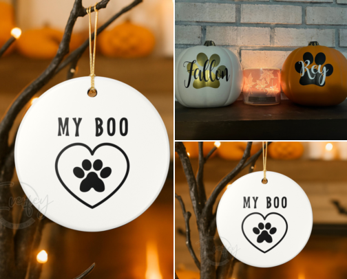 Paw Print Keepsakes I Made for Halloween Before My Dog Got Old cover photo collage