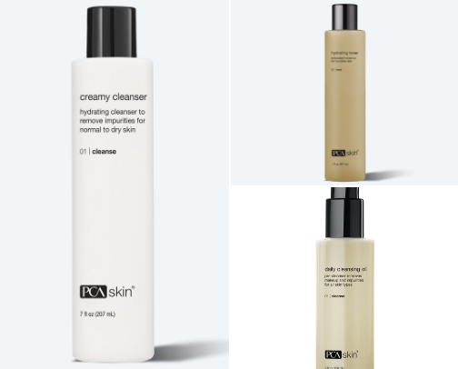 Glowy Skin Routine cover photo collage