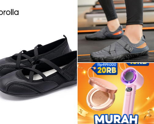 Local shoes Indonesia cover photo collage