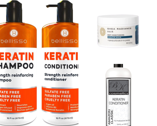 Best Keratin Hair Products for Smooth, Frizz-Free & Silky Hair cover photo collage