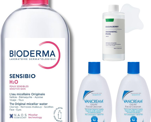 My Fungal Acne Safe Skincare Routine :) cover photo collage