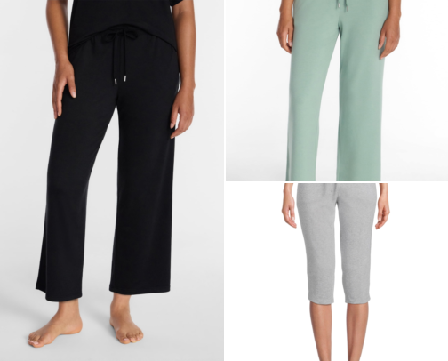 Top 10 Women's Sleep Capri Pants cover photo collage