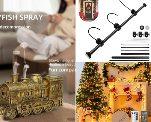 These are a few of my favorite things - Christmas decor cover photo collage