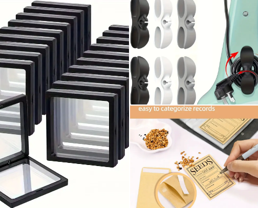 TEMU home organization list cover photo collage