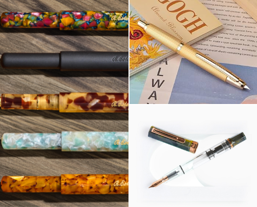 From everyday writing to fancy collectors, these are my favorite fountain pens cover photo collage