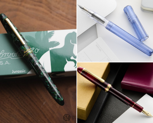 From everyday writing to fancy collectors, these are my favorite fountain pens cover photo collage