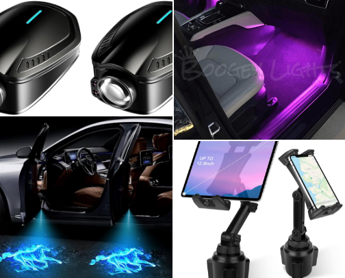 Car accessories cover photo collage