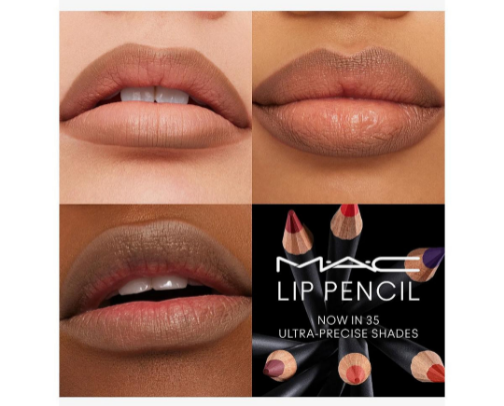 Mac lip liner cover photo collage