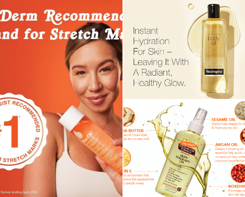 Glow & Go: Luxurious Body Oils Every Modern Mom Needs. cover photo collage