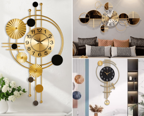Decorative Wall Clocks cover photo collage