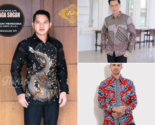 Types of Local Indonesian Men’s Batik cover photo collage