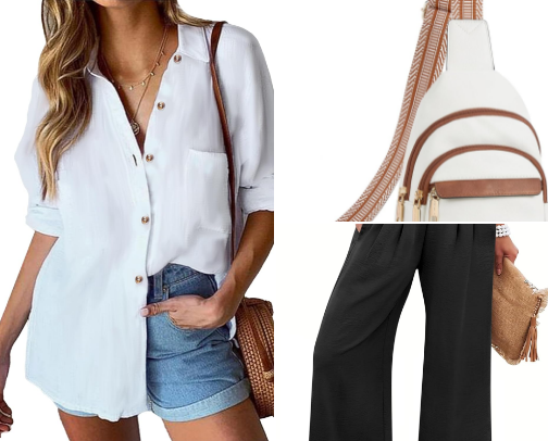 👗 Women's Fashion Essentials: Clothing, Bags, Pants & Shoes cover photo collage
