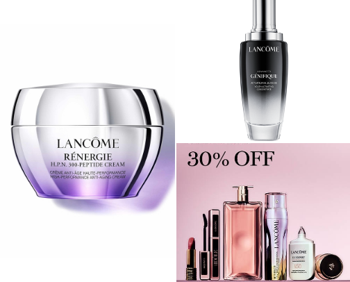 All things Lancôme cover photo collage