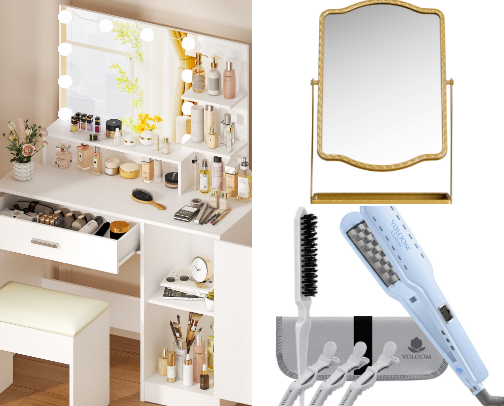 Get ready with me tools cover photo collage