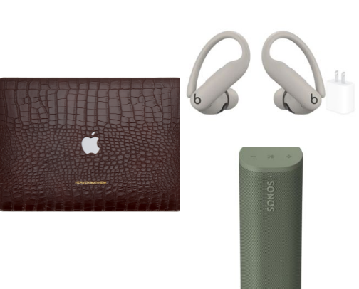 must-have tech essentials and accessories cover photo collage