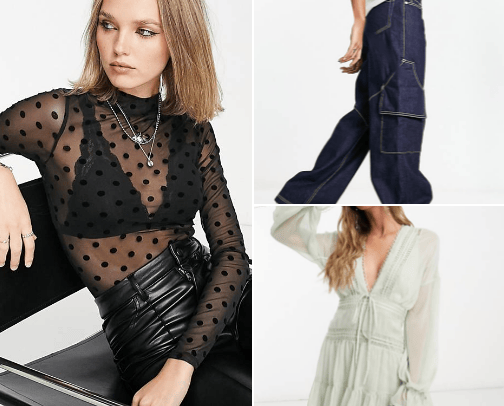Clothing cover photo collage