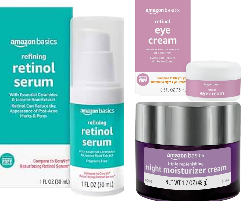 Affordable Amazon Basics Skincare Dupes cover photo collage