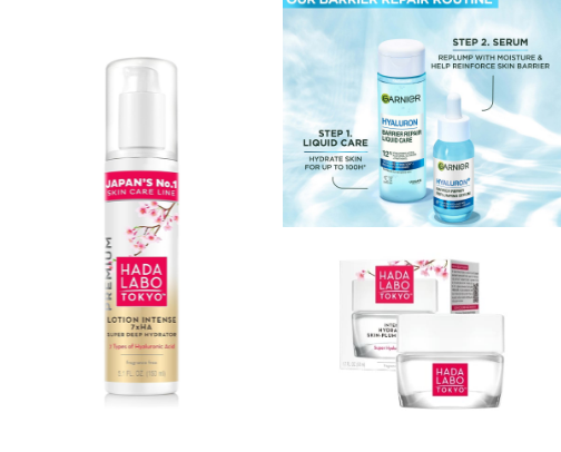 My favourite skincare products cover photo collage