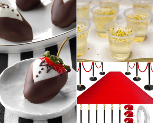 And The Award Goes To… The Ultimate Oscars Party Guide cover photo collage