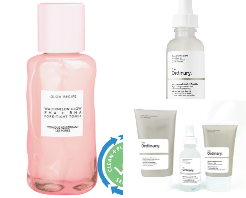 Skincare cover photo collage