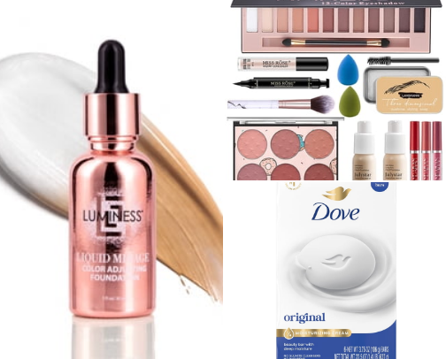 Best makeup for mature skin cover photo collage