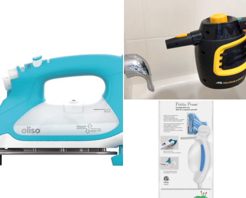 My Mini Iron Station Next to My Sewing Table Changed Everything cover photo collage
