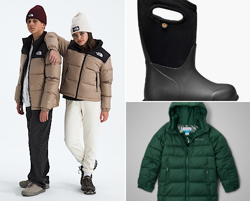 Kids cold weather - must haves! cover photo collage