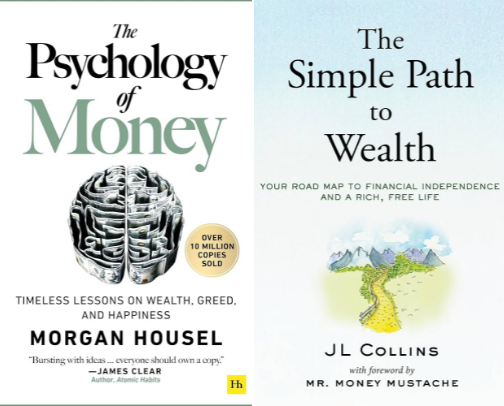 The Books That Changed My Relationship With Money cover photo collage