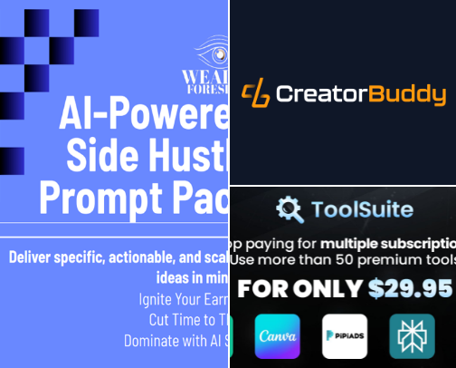 Best AI Tools to make money cover photo collage