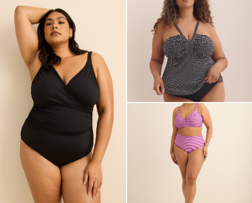 Plus Size Swim ☀️🌊👙 cover photo collage