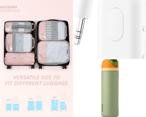 The "Clean Girl" Travel Aesthetic: 12 Viral Amazon Finds for an Organized Carry-On cover photo collage