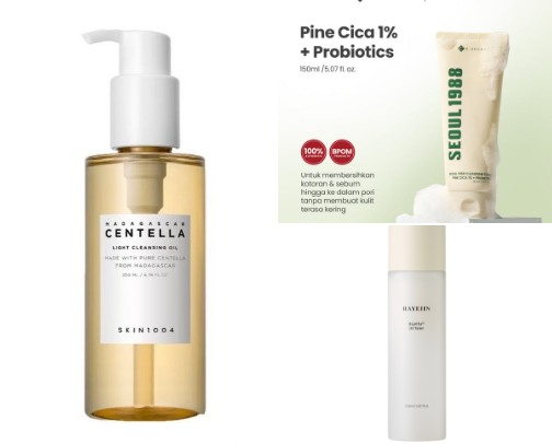 My skincare routines cover photo collage