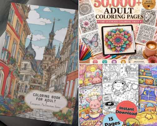Best Digital Downloads for Creators, Hustlers & Busy Parents ☁️ cover photo collage