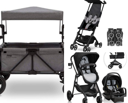 The best Strollers and car seats cover photo collage