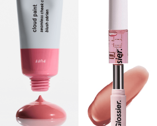 glossier favs 💄 cover photo collage