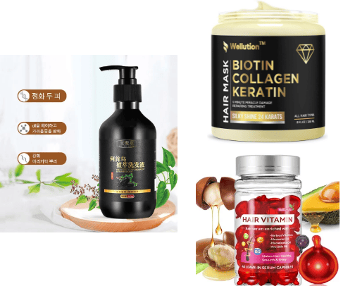 Hair Care cover photo collage
