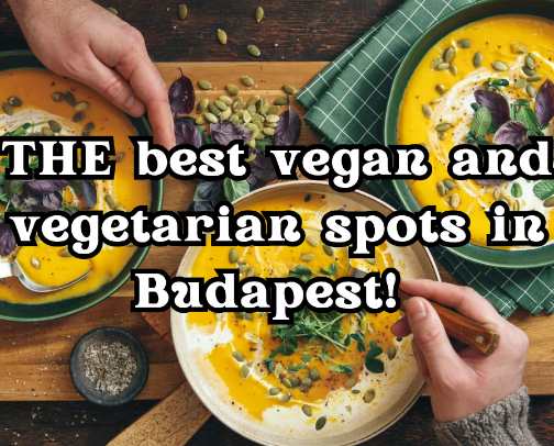 THE best vegan/vegetarian spots in Budapest! cover photo collage